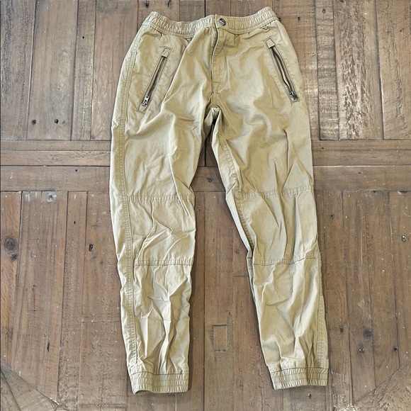 Polo Ralph Lauren khaki light weight cotton pants joggers size 7 - Picture 1 of 6